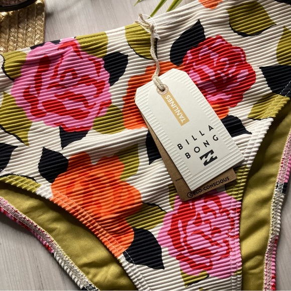 Billabong Floral Tanlines Bikini Bottom - Picture 5 of 7
